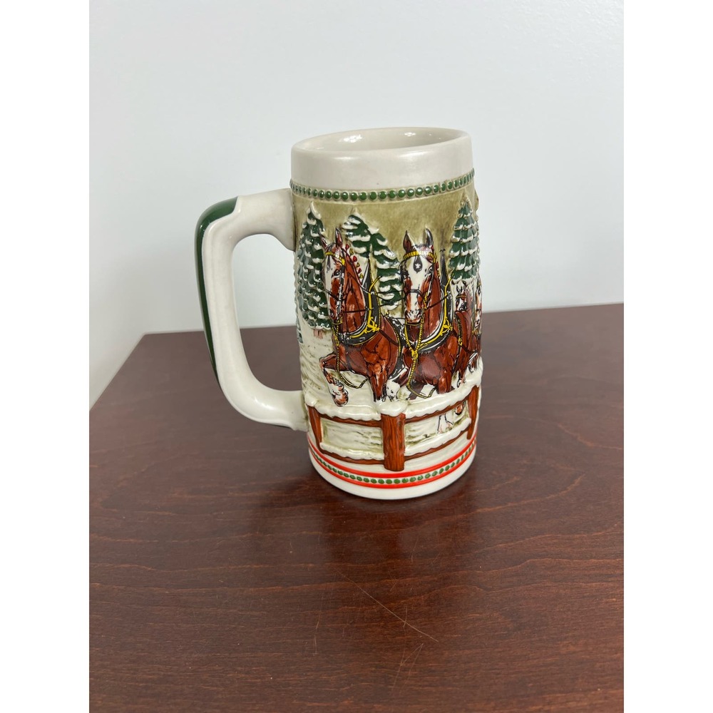 Vintage limited edition handcrafted Budweiser stein